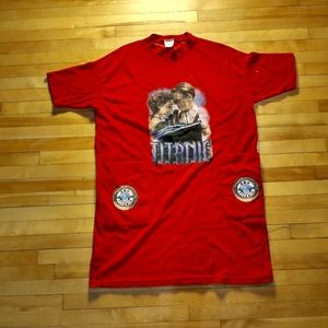 Vintage Titanic Movie printed ample shirt collector's item